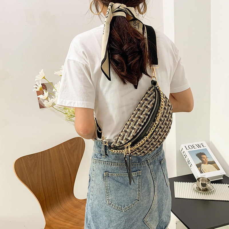 Tendenza borsa a tracolla alla moda da donna