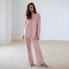 Women's Turtleneck Soft Fashion Casual Slit Sweater Suit