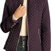 Women's Stand Collar Lightweight Quilted Padded Zip Jacket