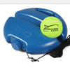 Tennis rebound tennis training device with rope
