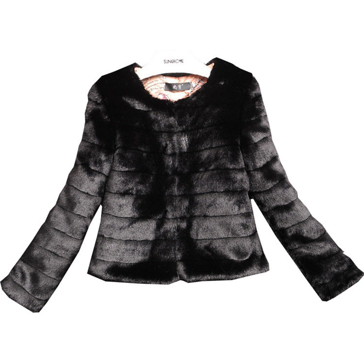 Rabbit Fur Short Fur All-matching Top