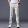 Men's Solid Color Casual Pants Korean Style Straight Trousers