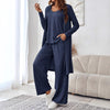 Sling Top Long Cardigan Trousers Three Suit