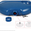 Tennis rebound tennis training device with rope