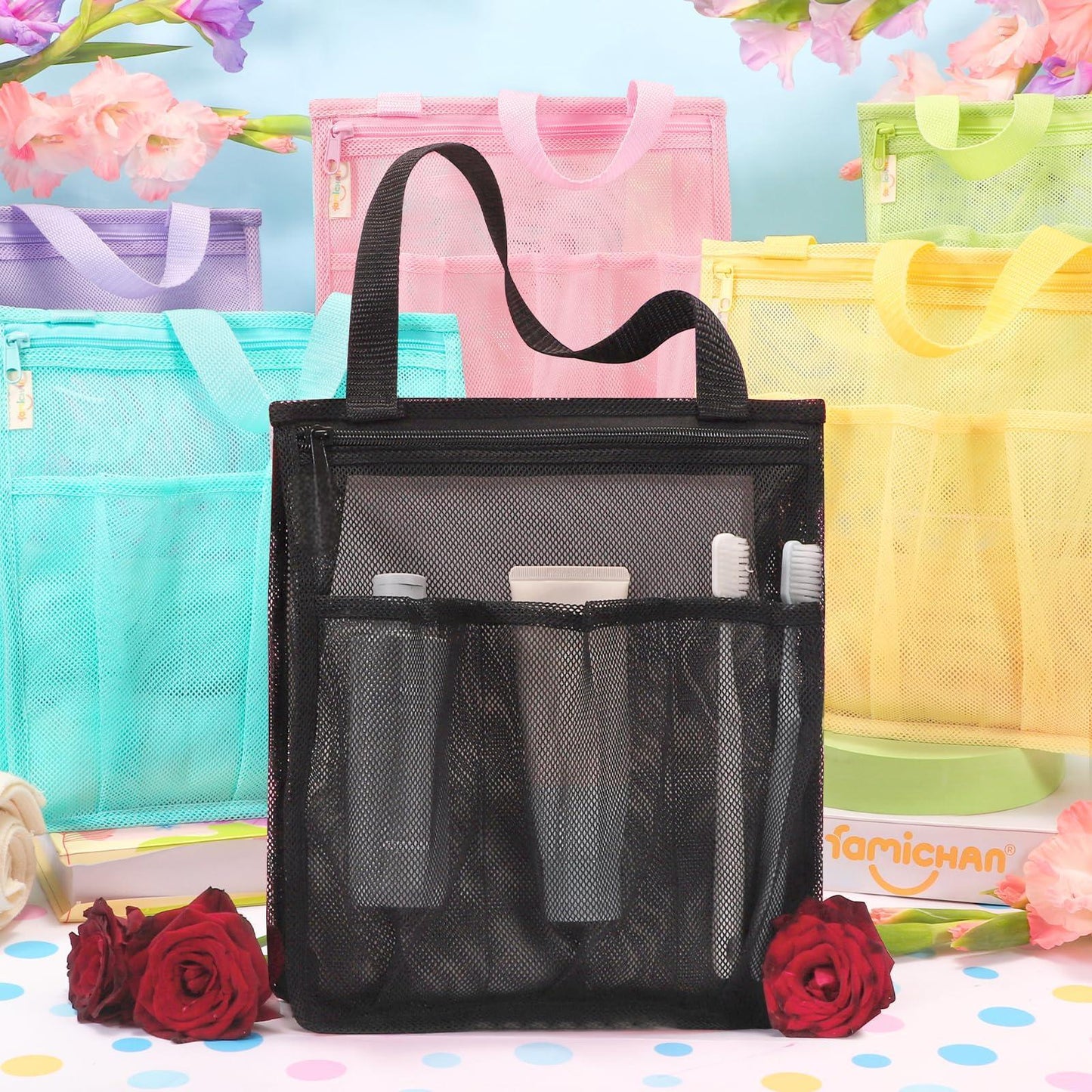 Large Capacity Swimming Gym Bag Portable Pouch Dry Wet Separation New Beach Net Pocket