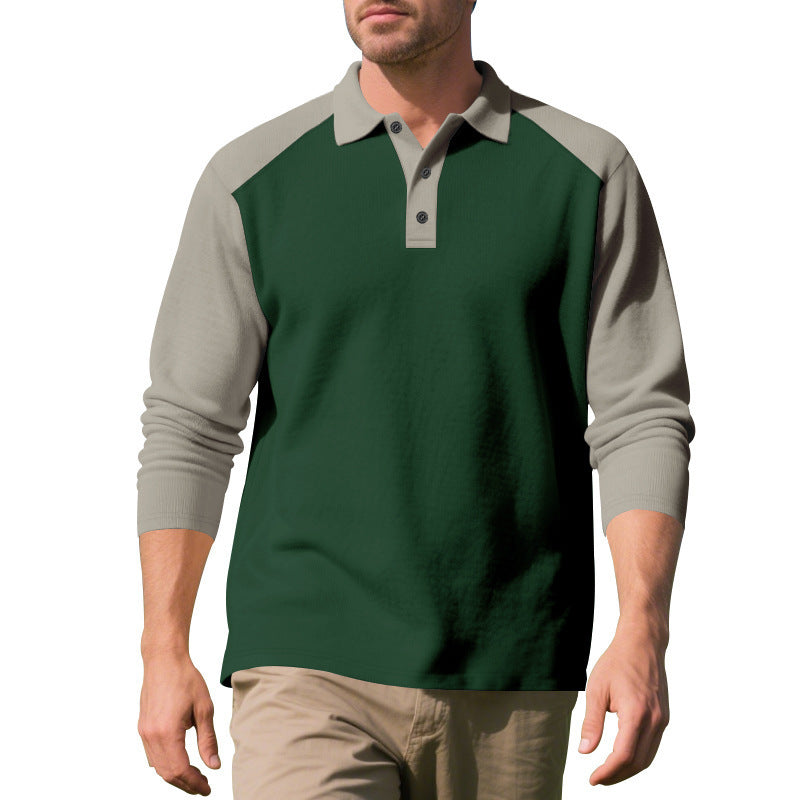 Golf Lapel Long-sleeved T-shirt Bottoming Shirt