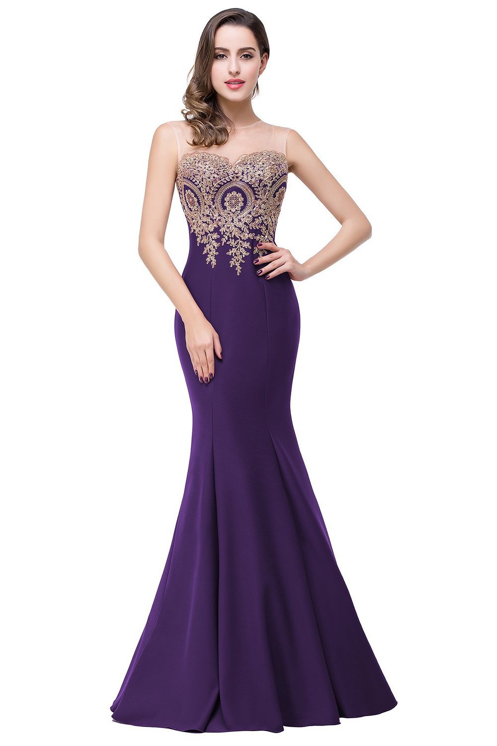 Costume da sposa a sirena per brindisi