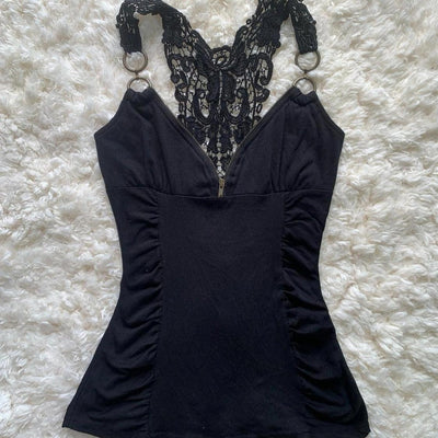 Reggiseno dimagrante in pizzo di cotone retrò americano per ragazze