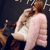 Fox Fur Mid-length Coat For Women