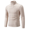 Men's Slim Twist Turtleneck Pullover