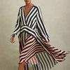 Loose Striped Dress Design Foreign Trade Casual Dress