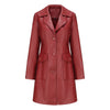 Cappotto Lungo in Pelle Trench alla Moda Capispalla da Donna