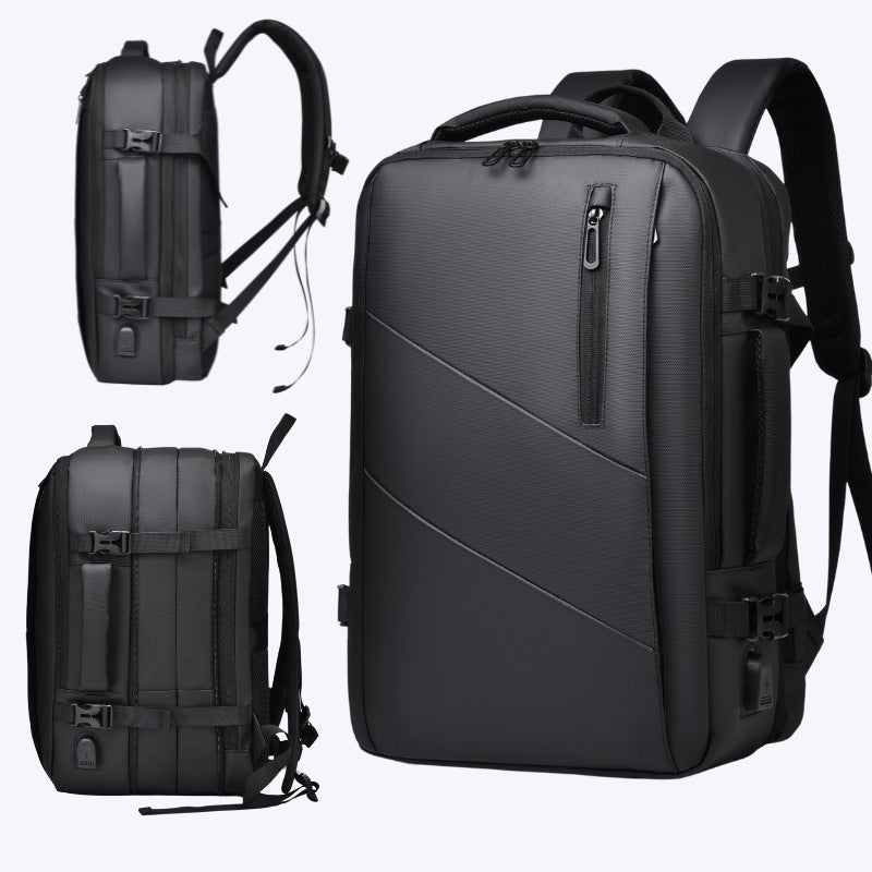 Large Capacity Backpack Business Scalable Computer Bag