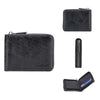 Leather Anti-theft Credit Card Zipper Wallet