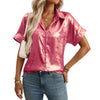 Casual Relaxed Fit Womens Short Sleeve Top