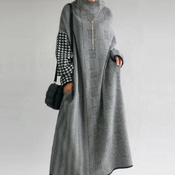 Autumn And Winter Loose Sweaters Dress For Women