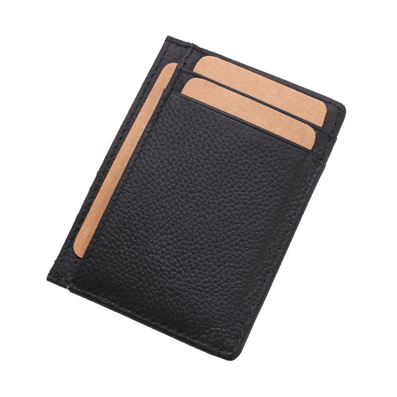 Men's Creative Card Holder Solid Color Simple Card Holder