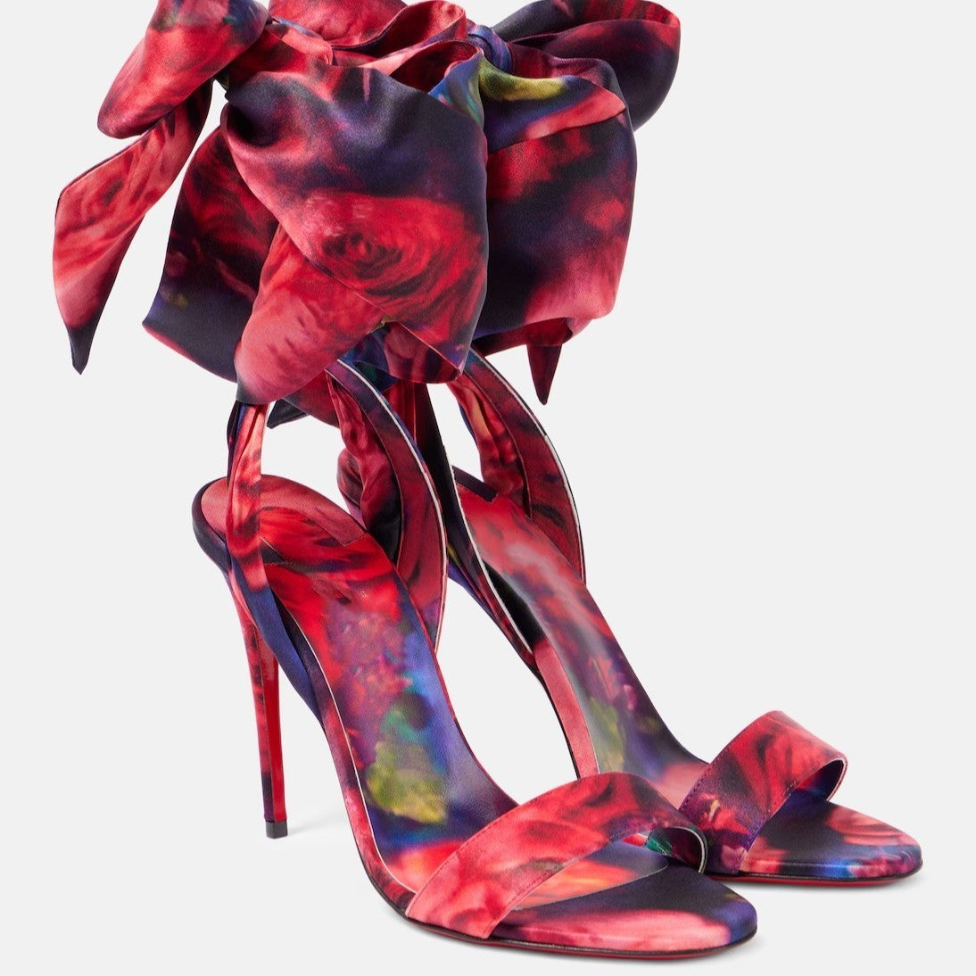 Women's Fashion Satin Bow Open Toe Sandals