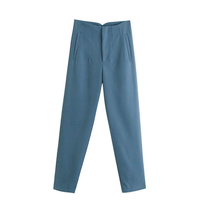 Women's Fashion Slim Fit Slimming High-waisted Trousers