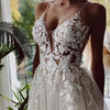 Abito da sposa da donna con pizzo e scollo sulla schiena