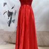 Women's Temperament Long Banquet Evening Dress Suspenders Sequined Large Skirt