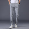 Men's Solid Color Casual Pants Korean Style Straight Trousers