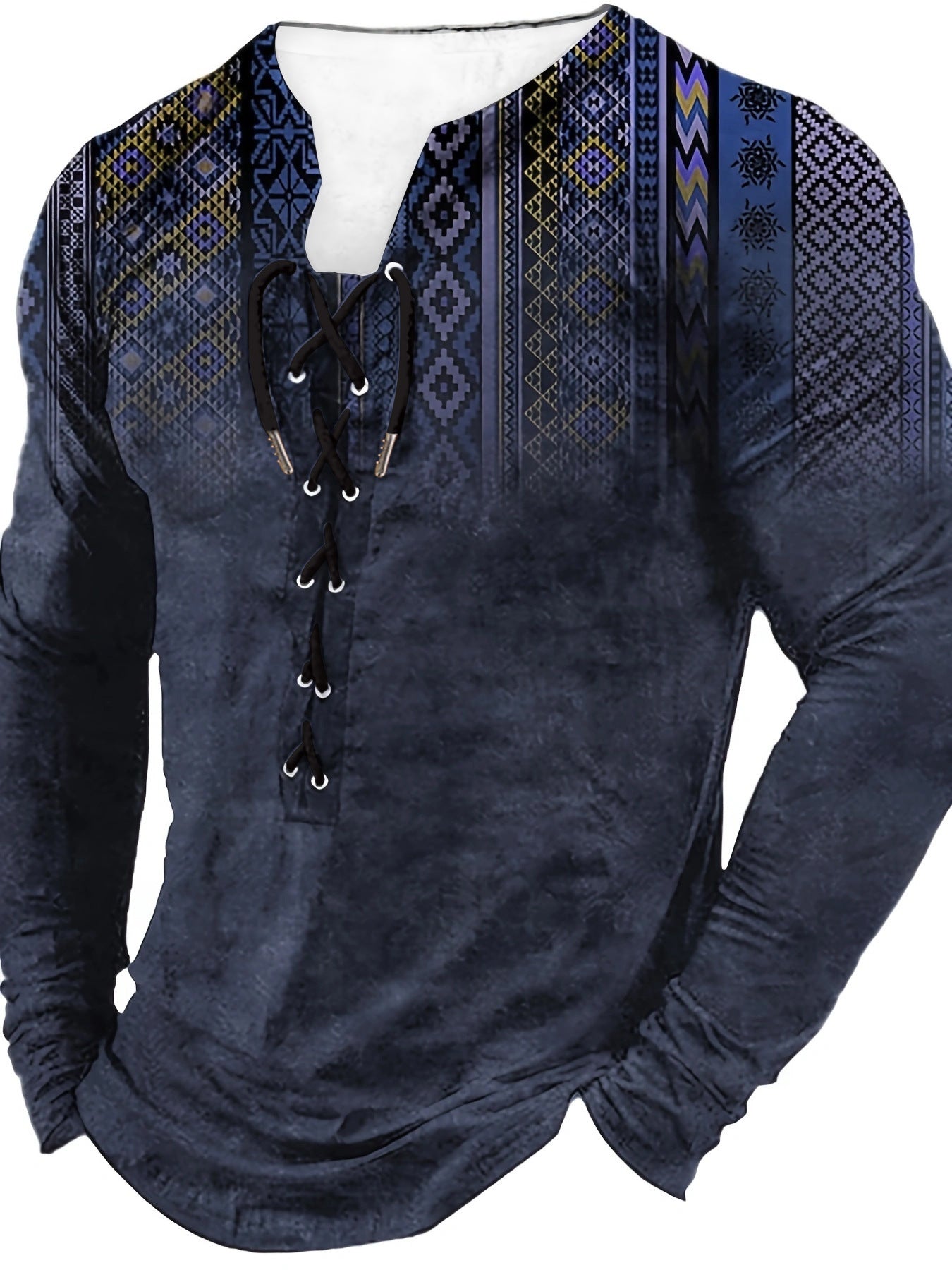 European And American Sports Long Sleeved Men's Print