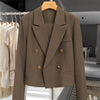 Blazer corto casual in stile western retrò da donna