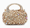 Borsa da sera con diamanti e pochette con strass