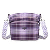 Artistic Plaid Shoulder Large Capacity Students' Crossbody Bag Women