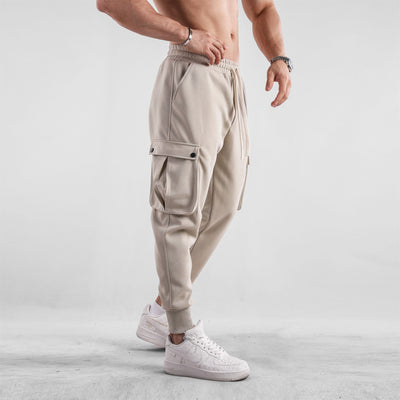 Men's Loose Close Up Ankle-tied American Sports Trousers