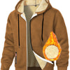 Men's Cashmere Hoodie Thickened Zipper Coat