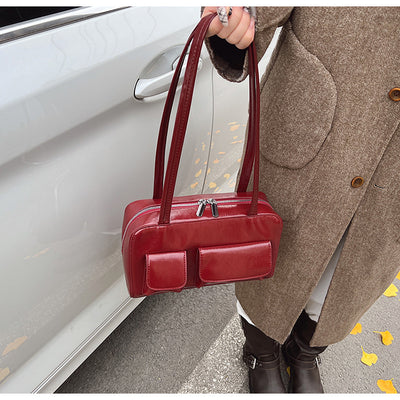 Stylish Multi-pocket Pillow All-match Shoulder Bag