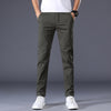 Men's Solid Color Casual Pants Korean Style Straight Trousers