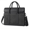 Men's Briefcase Cowhide Computer Messenger Business Bag
