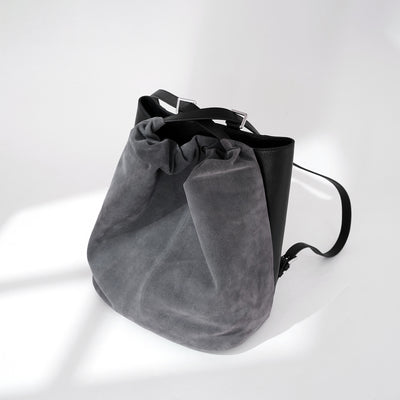 Niche Suede Autumn And Winter High-grade Brown Backpack