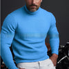 Men's Solid Color Long Sleeve Turtleneck Sweater