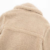 Women's Large Lapel Thickened Lamb Sweater Coat