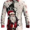 Fashion Personality 3D Digital Printing Men's Shirt