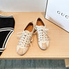Thick Bottom Cowhide Lace-up Special-interest Design Color Matching Bowling Shoes
