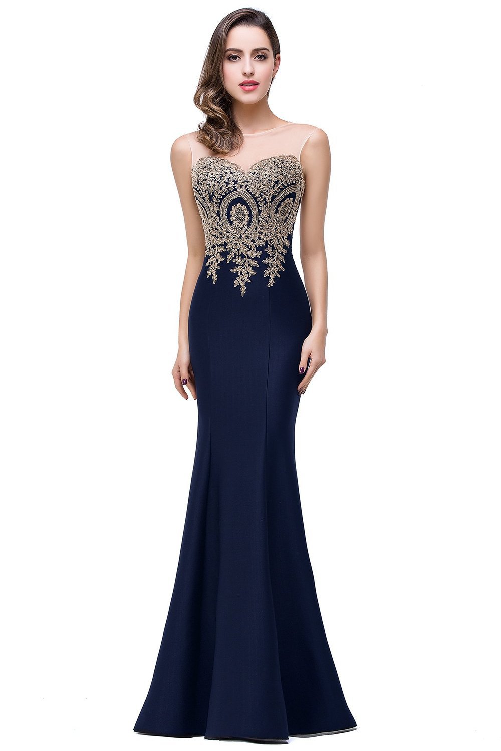 Costume da sposa a sirena per brindisi