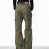 Ripped Cargo Jeans Straight Logging Casual Trousers