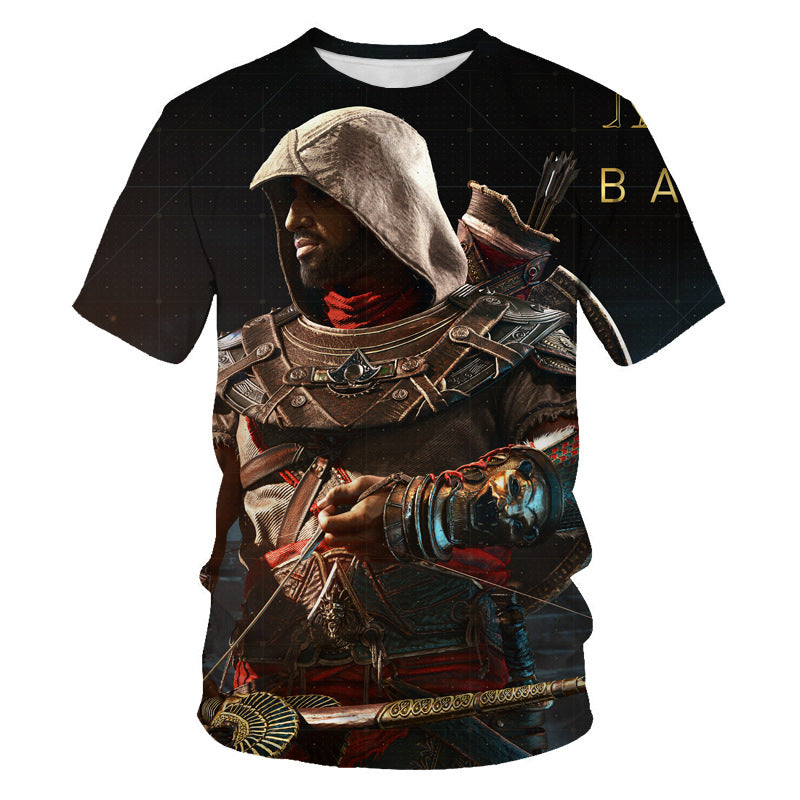 T-shirt da uomo a girocollo a manica corta