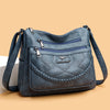 Fashion Shoulder Bag Soft Leather Middle-aged Women's Large Capacity