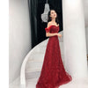 Abito da sera da sposa sottile in pizzo che modella la figura