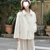 Lamb Wool Coat Female Fleece-lined Thick Loose