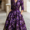 Elegant Formal French-style Waist-cinched Dress