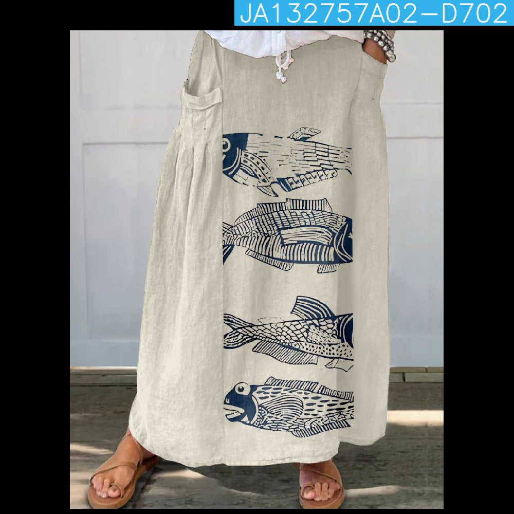 Women's Fashion Personalized 3D Printed Skirt