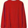 Maglione casual con stampa di lettere e scollo rotondo a maniche lunghe