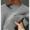 Round Neck Pullover Leisure Knitted Sweater For Men